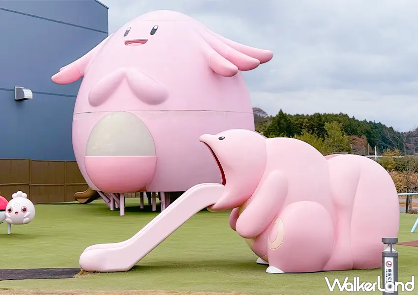 ▲寶可夢粉絲必去！日本吉利蛋公園 全攻略，福島景點推薦、寶可夢圓孔蓋一次看。