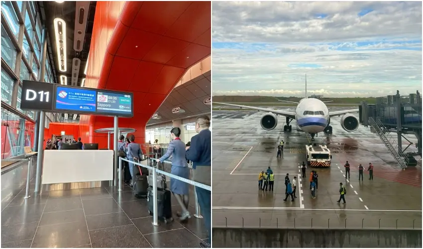 ▲第三航廈北登機廊廳年底啟用,將以嶄新風貌迎接全球旅客。(圖片來源:桃園機場公司)