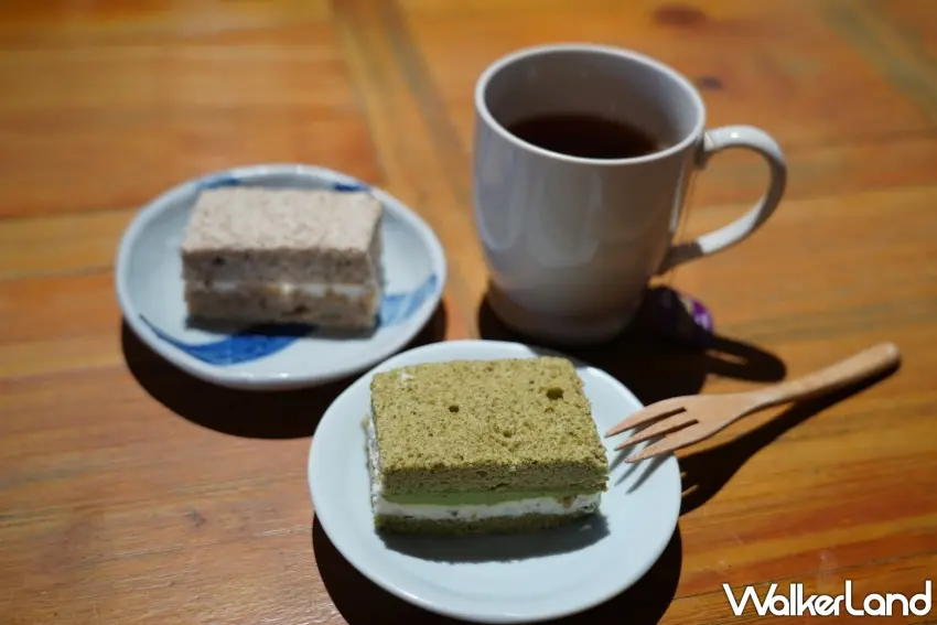 ▲「里海咖啡」也有提供咖啡與甜點。（攝影：楊婷雅）