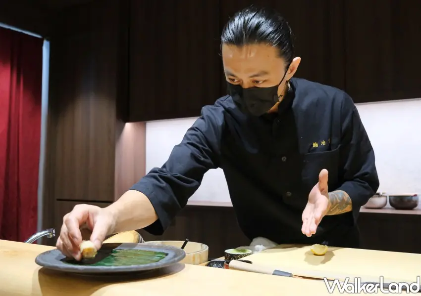 ▲主理人吉米依「當天最甜、最適合」食材作為料理發想。(攝影:編輯 鄭雅之)