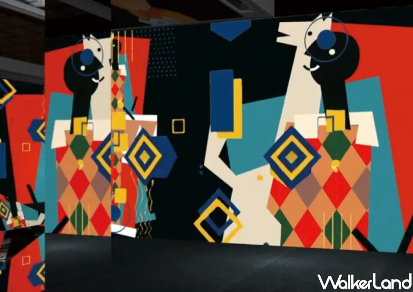 ▲畢卡索沈浸式展覽！全台首個畢卡索光影展預售票77折，7大展區亮點搶先看。