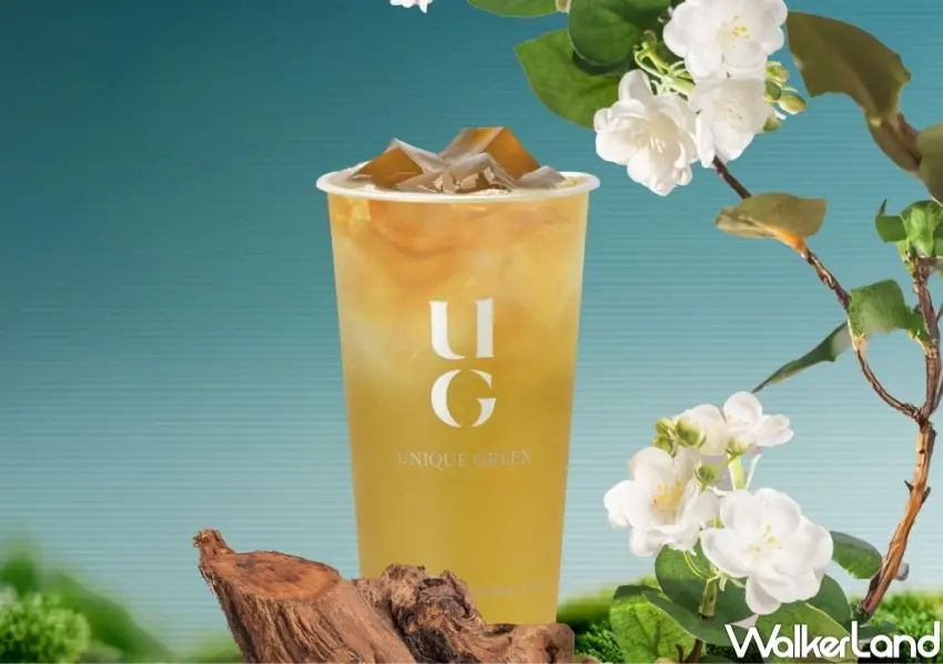 ▲UG招牌315純茶茶韻飽滿，搭配Q彈滑順的烏龍茶凍。（攝影：張人尹）