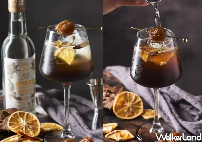 ▲鼎王首次推出的東方風味調酒「烏梅醉高粱」，以金門58度高粱為基底，加入鼎王招牌烏梅汁。