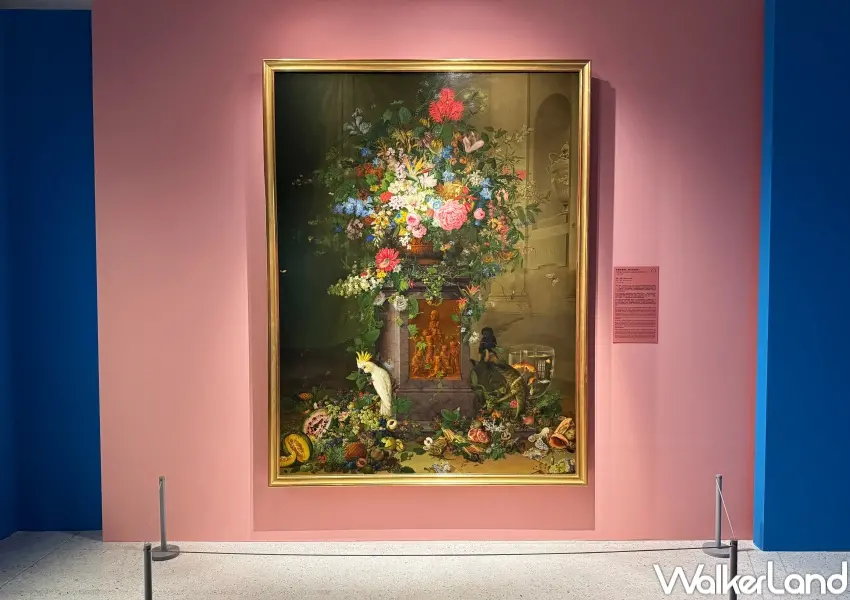 ▲維也納美景宮百年花繪名作展將於12/5到3/22在國立歷史博物館展出，克林姆音樂盒、克林姆書籤必收。(攝影：鄭亦庭)