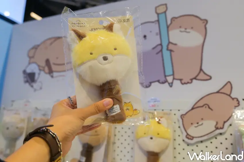 ▲朗萌綺盟推出近80款絨毛玩偶讓你享受幸福感。（攝影：張人尹）