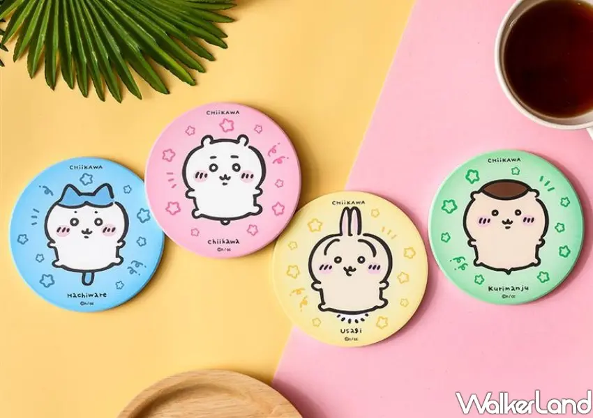 ▲屈臣氏「吉伊卡哇吸水杯墊」共有四款造型,鐵粉整套都想收。