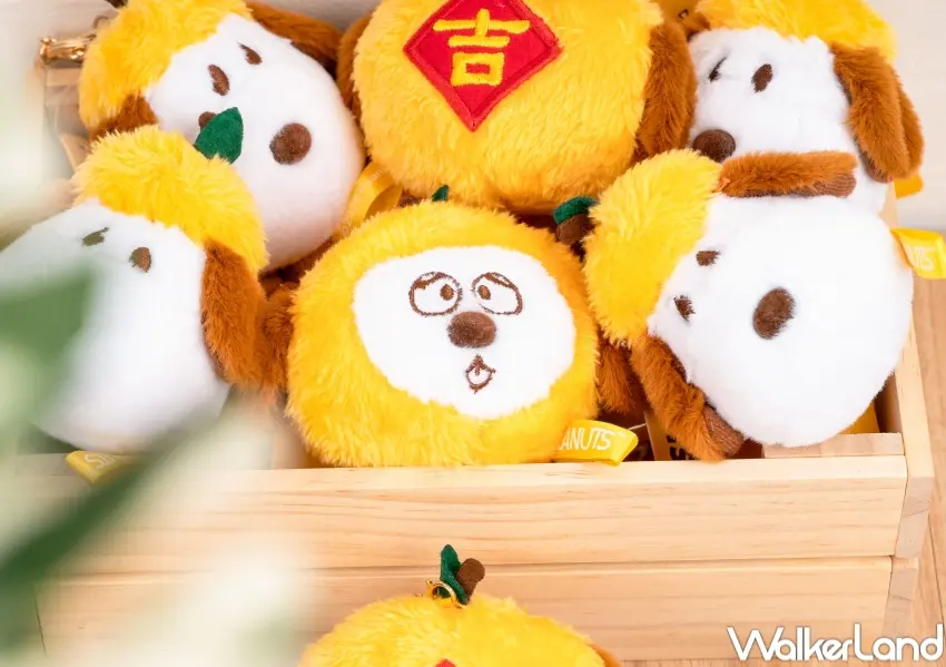 ▲馬年史努比公仔在史努比花生飲茶快閃店，迎接新年喜氣。