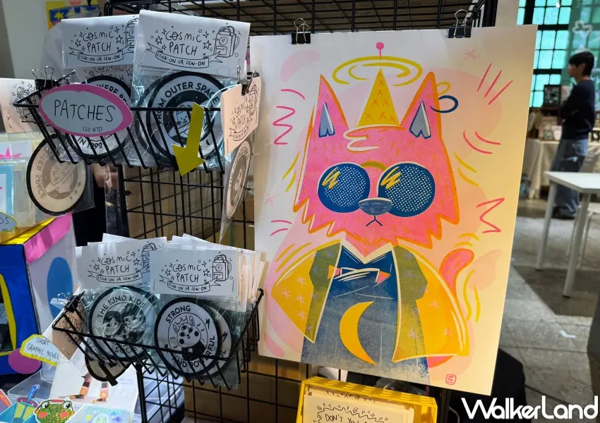 ▲2025台北插畫藝術節在松菸!超過100攤風格插畫必逛。(攝影:鄭亦庭)