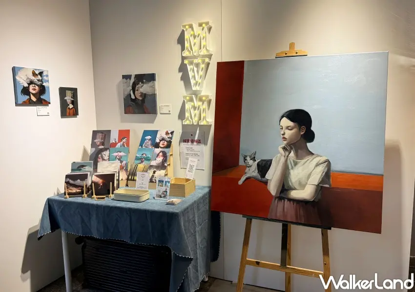 ▲2025台北插畫藝術節!松菸貓咪插畫節超過100攤連逛3天。(攝影:鄭亦庭)