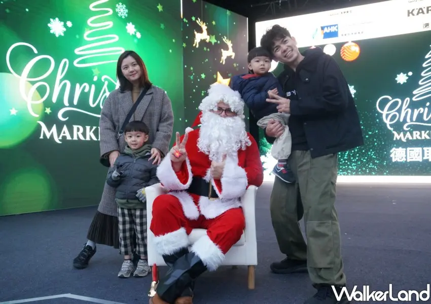 ▲耶誕老人驚喜現身，不管是想拍合照或收藏節日回憶，都很值得專程前往。