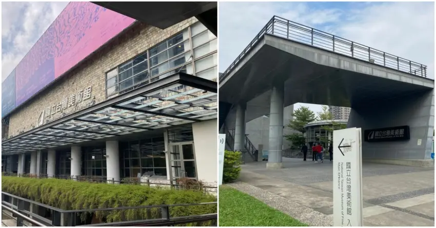 ▲國立臺灣美術館以明亮展廳、寬闊前庭場域，展現屬於台中的從容步調。