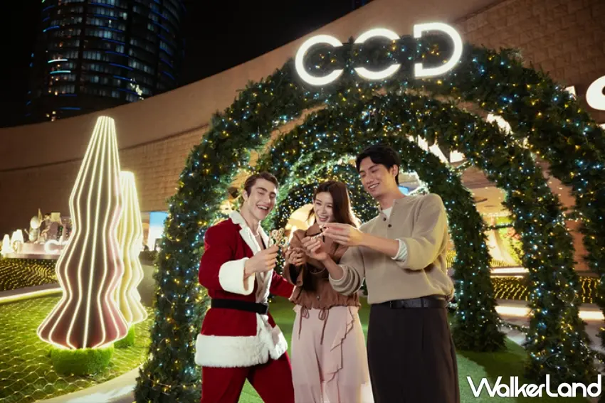 ▲聖誕老人驚喜現身與賓客親切互動,傳遞最溫暖的節日祝福