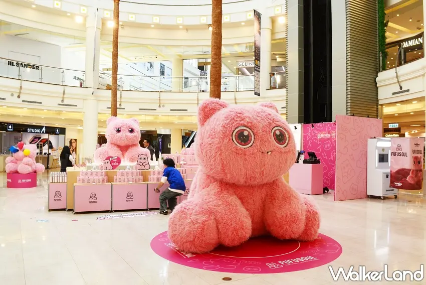 ▲微風廣場的FUFUSOUL 聖誕暖心快閃店