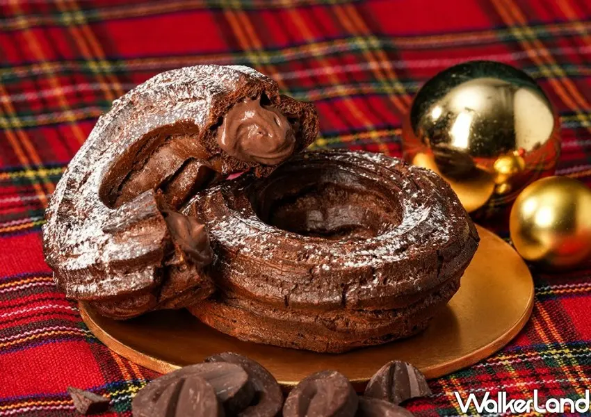 ▲beard papa’s「巧克力泡芙」是嚴選高品質法芙娜巧克力。