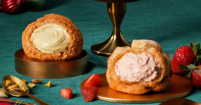 草莓、開心果泡芙回來了！beard papa’s最強3大口味，泡芙控搶吃。