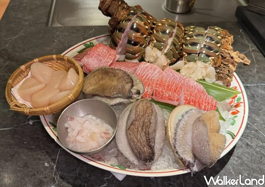 ▲Will’s Teppanyaki五週年套餐能一次吃到龍蝦、干貝、海鱸魚、鮑魚等高級食材。(攝影:編輯 鄭雅之)