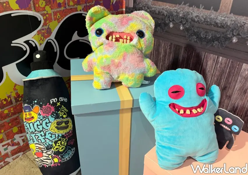 ▲放克牙寶快閃店販售200款牙寶周邊。(攝影：編輯 鄭雅之)