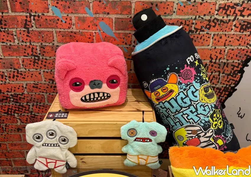 ▲放克牙寶快閃店推出多款實用造型周邊商品。(攝影：編輯 鄭雅之)