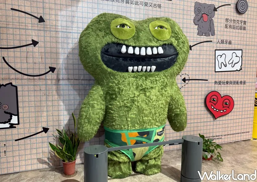 ▲放克牙寶快閃店免費入場拍照。(攝影：編輯 鄭雅之)