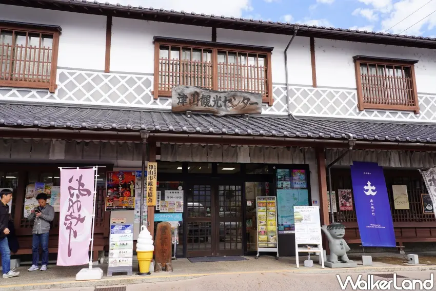 ▲「津山觀光中心」 提供腳踏車租借服務與觀光諮詢。（攝影：楊婷雅）