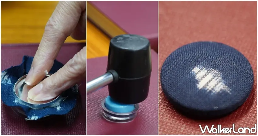 ▲「作州民俗工藝館」磁鐵DIY體驗。（攝影：楊婷雅）