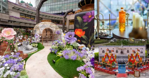 最浪漫聖誕打卡熱點！威尼斯香氛花園登統一時代百貨