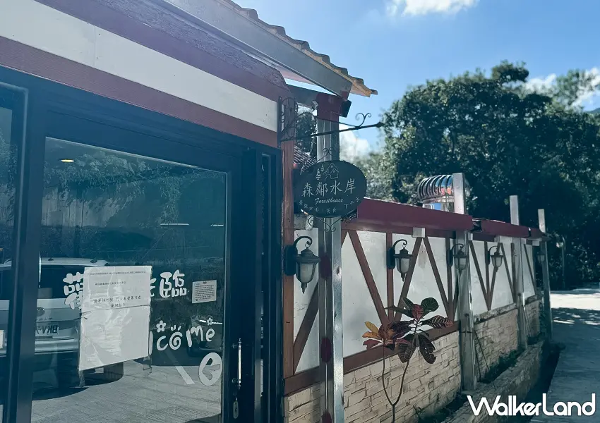 ▲桃園景觀咖啡廳推薦!森鄰水岸 180度溪谷美景超好拍、店貓超親人。