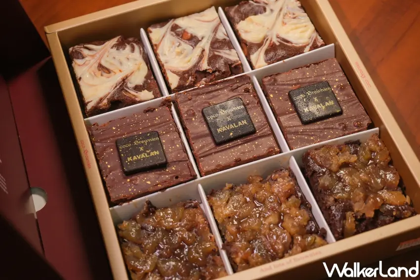▲coco.Brownies聖誕節限定「布朗尼爺爺聖誕禮盒」可愛必吃。(攝影:張人尹)