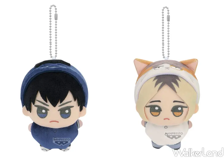 ▲排球少年動物斗篷小不點玩偶新系列，烏鴉影山飛雄、貓咪孤爪研磨小玩偶必收。