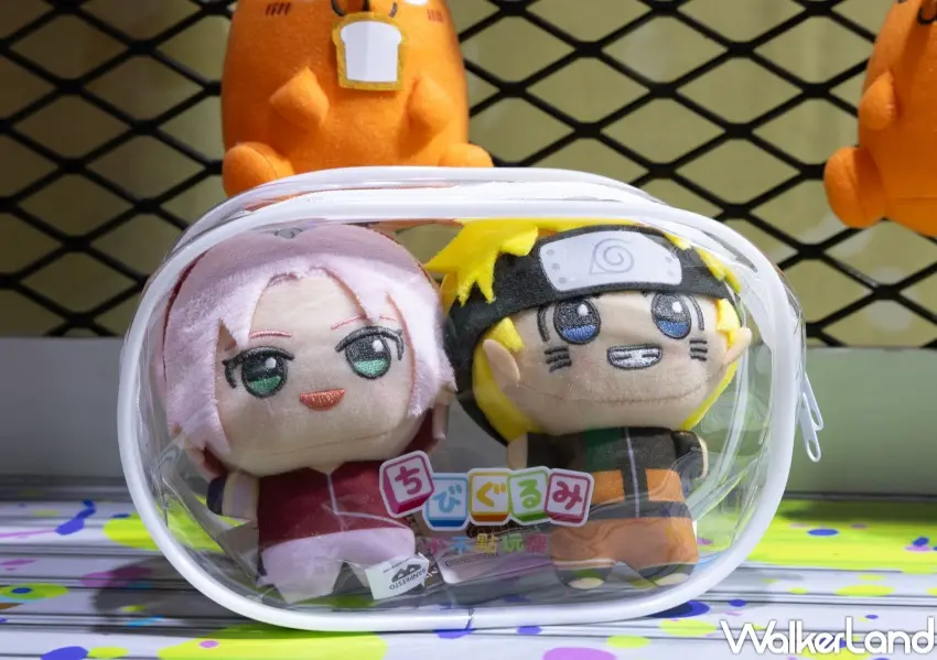 ▲駁二BANPRESTO一番賞展只要在小不點玩偶拍照區打卡，就送小不點玩偶專屬娃包。