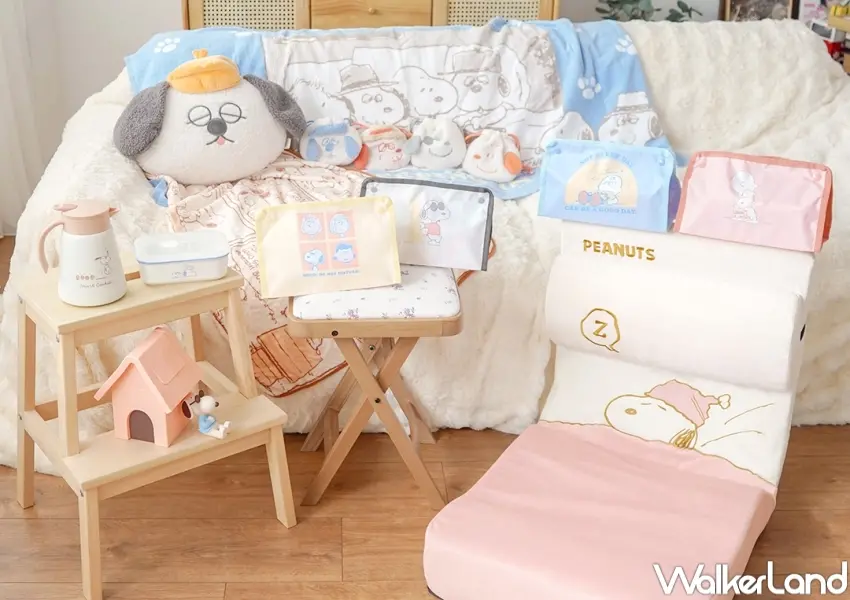 ▲7-11推出SNOOPY抽抽樂系列每抽320元，集結超實用的奧拉夫抱枕毯、保溫壺等多達7種可愛品項。