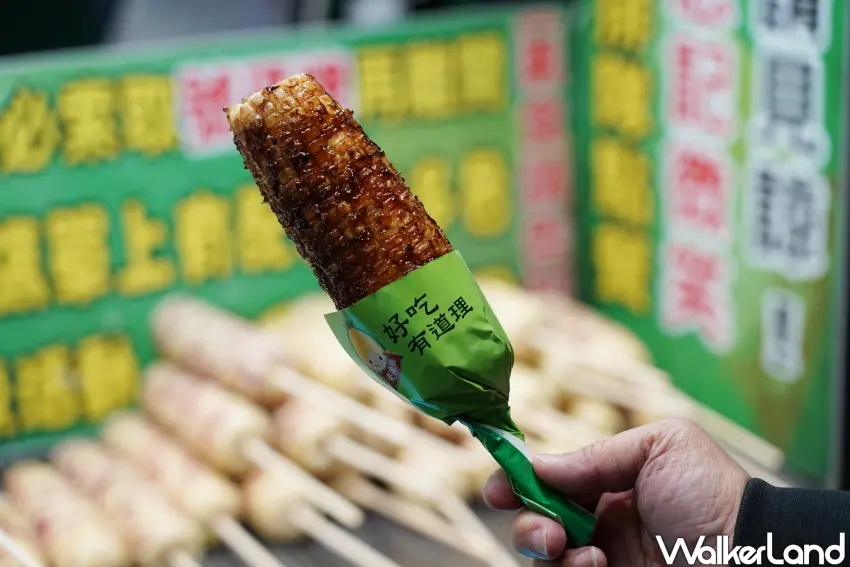 ▲「東麥局烤玉米」獲選網路票選花蓮人氣美食第一名。(攝影:楊婷雅)