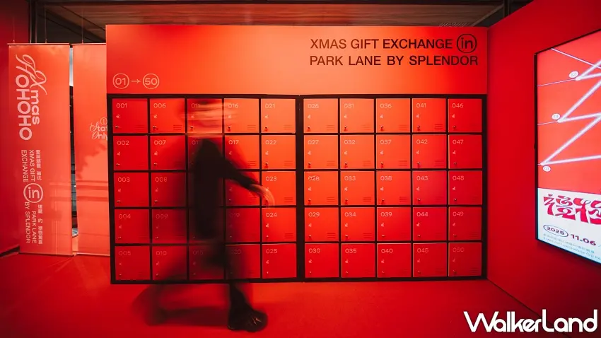 ▲以大量紅色元素與霓虹燈光打造的入口視覺,將傳統商場空間變身為充滿潮流感的打卡熱點