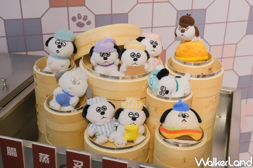 ▲可愛系「奧拉夫睡衣玩偶盲盒」在史努比港式飲茶快閃店同步登場,呆萌造型爆擊粉絲的心(攝影:張人尹)。