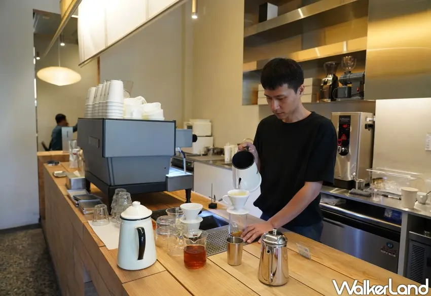 ▲SUMUGAGA COFFEE ROASTERS老闆擁有豐富的咖啡經驗。(攝影:楊婷雅)