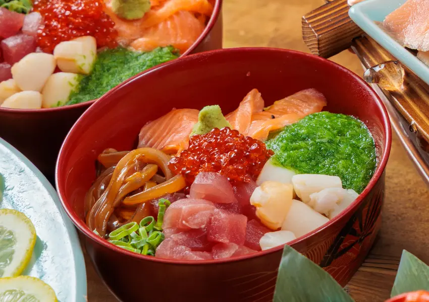 ▲北海道海鮮吃到飽！大阪飯店buffet 大阪灣格蘭王子飯店 限時2個月，狂嗑鮭魚丼飯、現做起司。