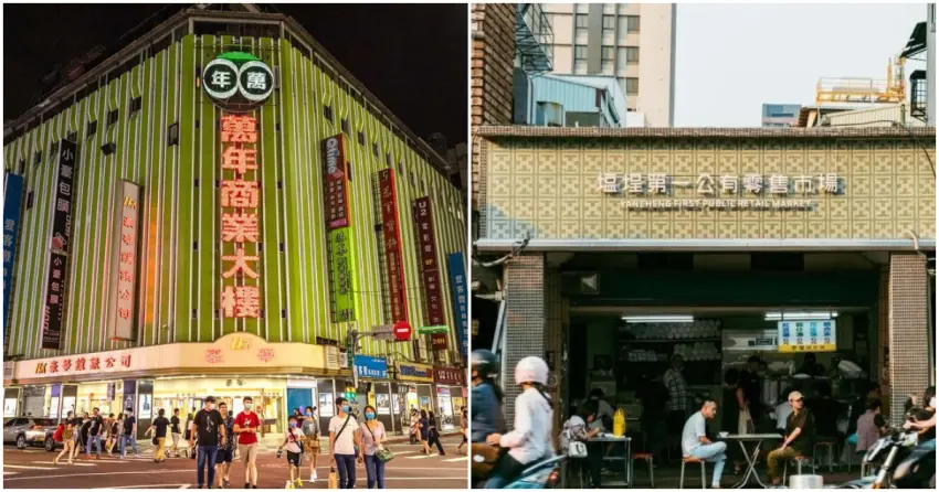 ▲西門町「萬年商業大樓」的迷幻霓虹,高雄「鹽埕第一公有市場」的懷舊氛圍,隨手一拍都是劇照級的質感。