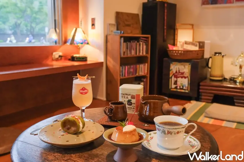 ▲薈福村茶以獨特的茶咖啡、茶餐食，成為南港下午茶的文青茶館首選。（攝影：張人尹）