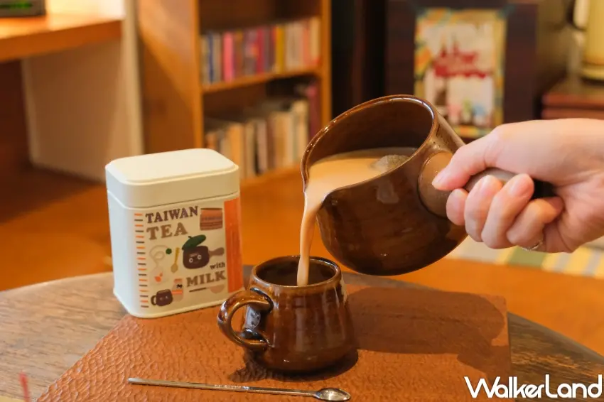 ▲必點東方美人鮮奶茶與海鹽礦韻港口茶，品味薈福村茶的純茶與鍋煮奶茶。（攝影：張人尹）