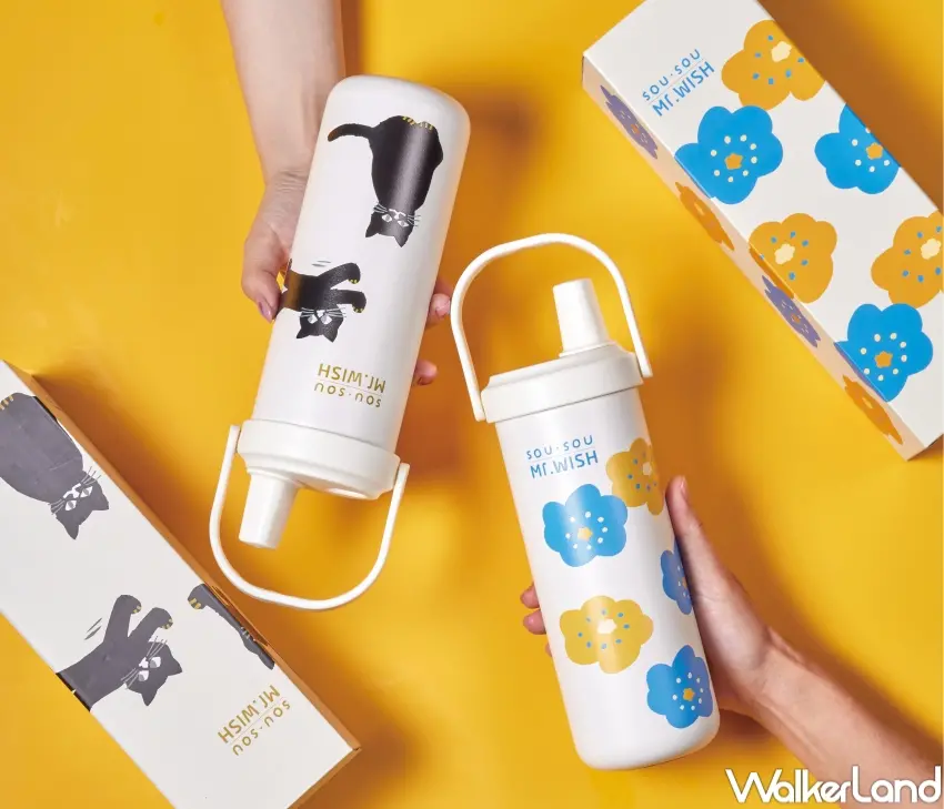 ▲Mr.WISH XSOU‧SOU聯名推出不鏽鋼吸管杯超可愛。