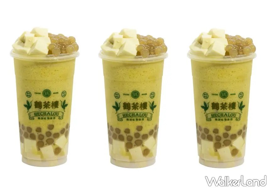 ▲鶴茶樓「酪吉酪梨」以濃郁酪梨牛奶冰沙疊加酪梨珍珠與凍飲，酪梨三重奏超濃郁。