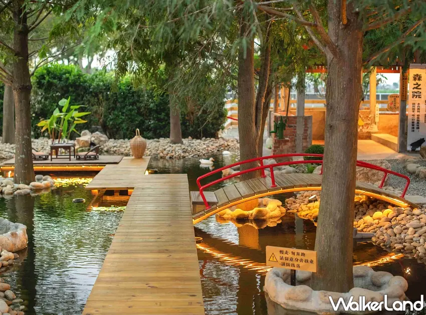 ▲「森之院」賦予老宅新生,結合生態永續與藝術共創,打造沉浸體驗,讓來訪的旅人放慢腳步