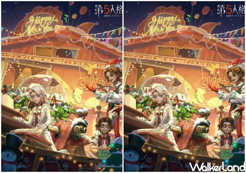 ▲有趣市集東方聖誕節「第五人格」以沉浸式布景還原遊戲中的詭魅莊園。