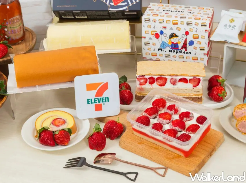 ▲7-ELEVEN草莓季推出爆量草莓甜點,滿足粉絲提前搶購與分享需求。