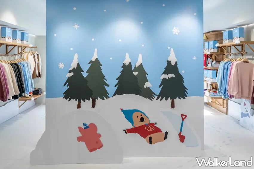▲AIR SPACE將Marshville的雪地童話搬進中山南西三店，自12月15日起帶來期間限定的冬日奇境