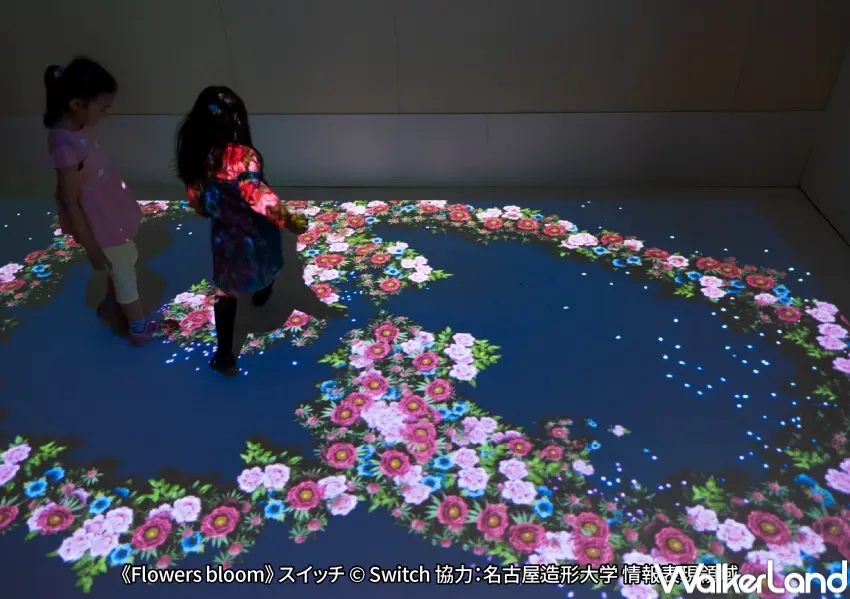 ▲台北沈浸式展覽！光影魔法美術館主打全齡向、全身參與互動，可以在光影中奔跑。