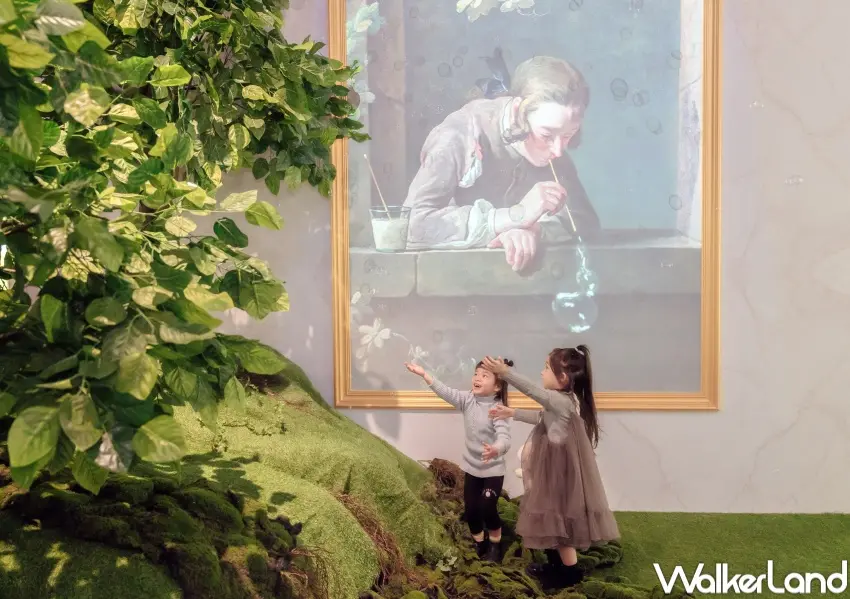 ▲士林科教館親子展覽！AI繪動的畫特展結合AI，可以跟畫作互動。