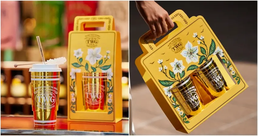 ▲TWG Tea概念店開幕首週推出買一送一優惠,吸引飲料控與品牌粉絲排隊體驗。圖片來源:新光三越信義新天地、TWG Tea