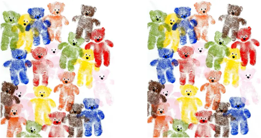 ▲里斯/一堆彩虹糖(150 cm×120cm)