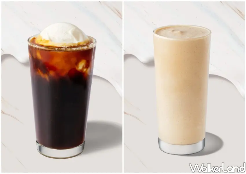 ▲星巴克冰淇淋咖啡飲品有「經典美式馥洛特、麥芽雪冷萃」。